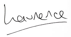 Laurence's signature