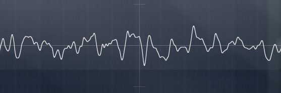 A waveform produced by a clarinet.