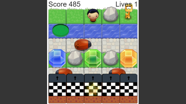 Screenshot of Jump HTML game.