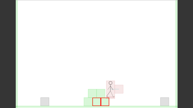 Screenshot of first digital prototype of StackHack Christmas HTML game.